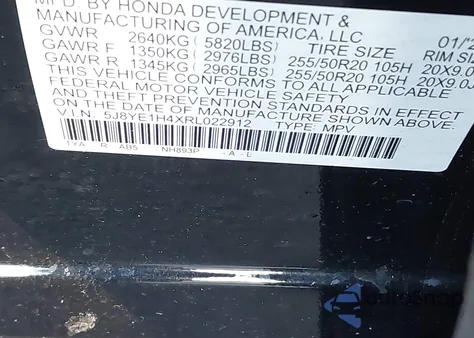 2024 Acura Mdx Technology Package из США, поврежденный, VIN 5J8YE1H4XRL022912